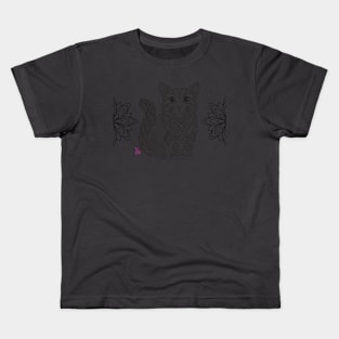 Mandala Cat Kids T-Shirt